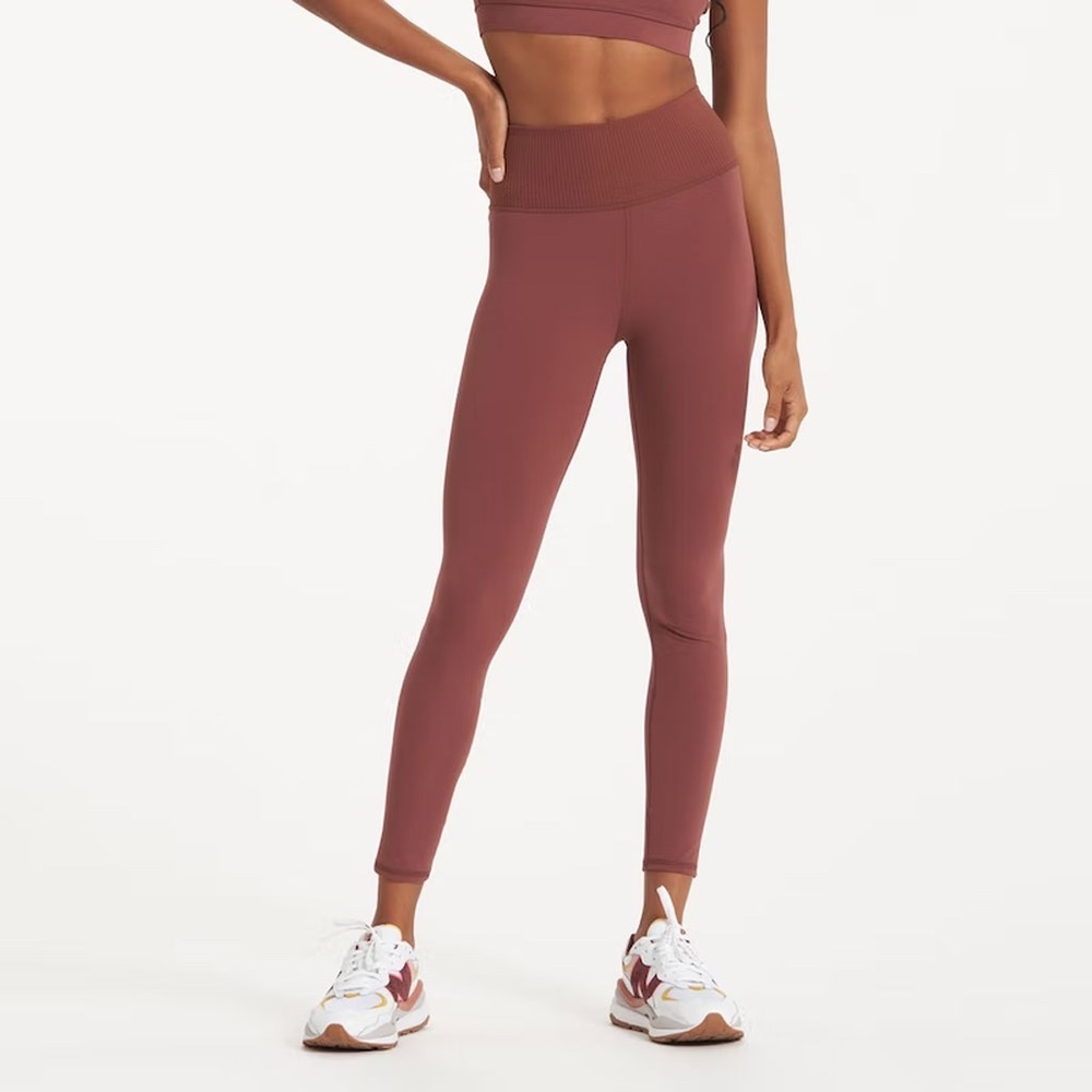 Vuori Rib Studio Legging in Cedar Large